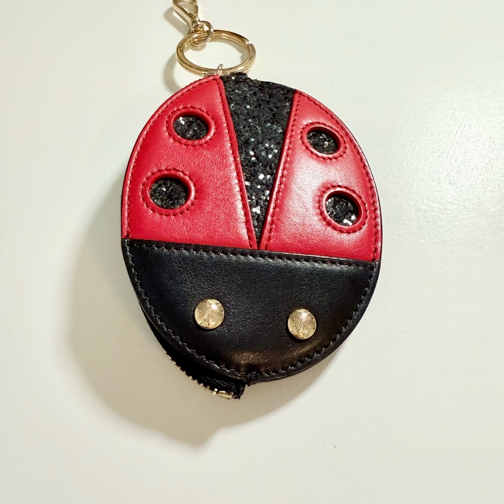Ladybug Coin Purse Keychain